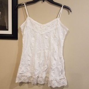 Maurice's White Lace Camisole